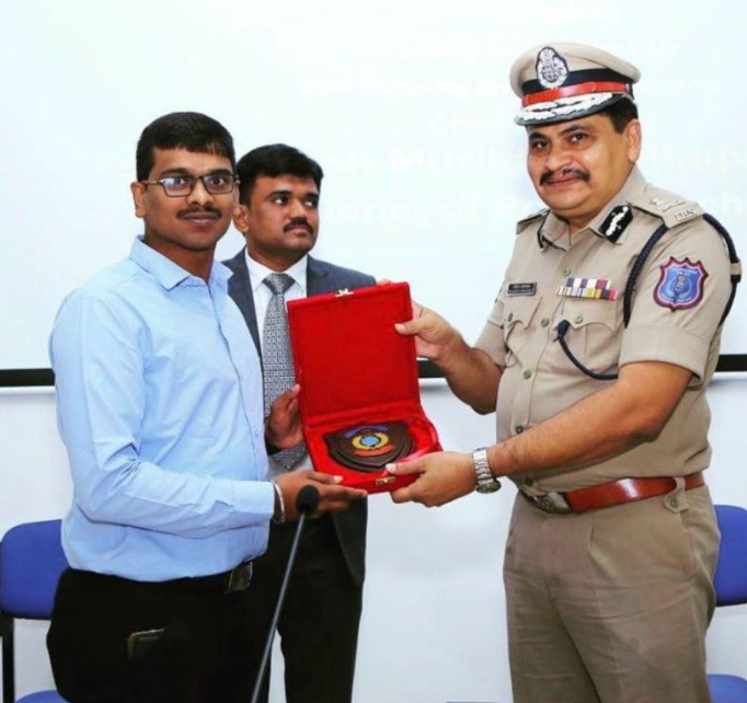 Prashanth Ejjumala at Central Detective Training Institute